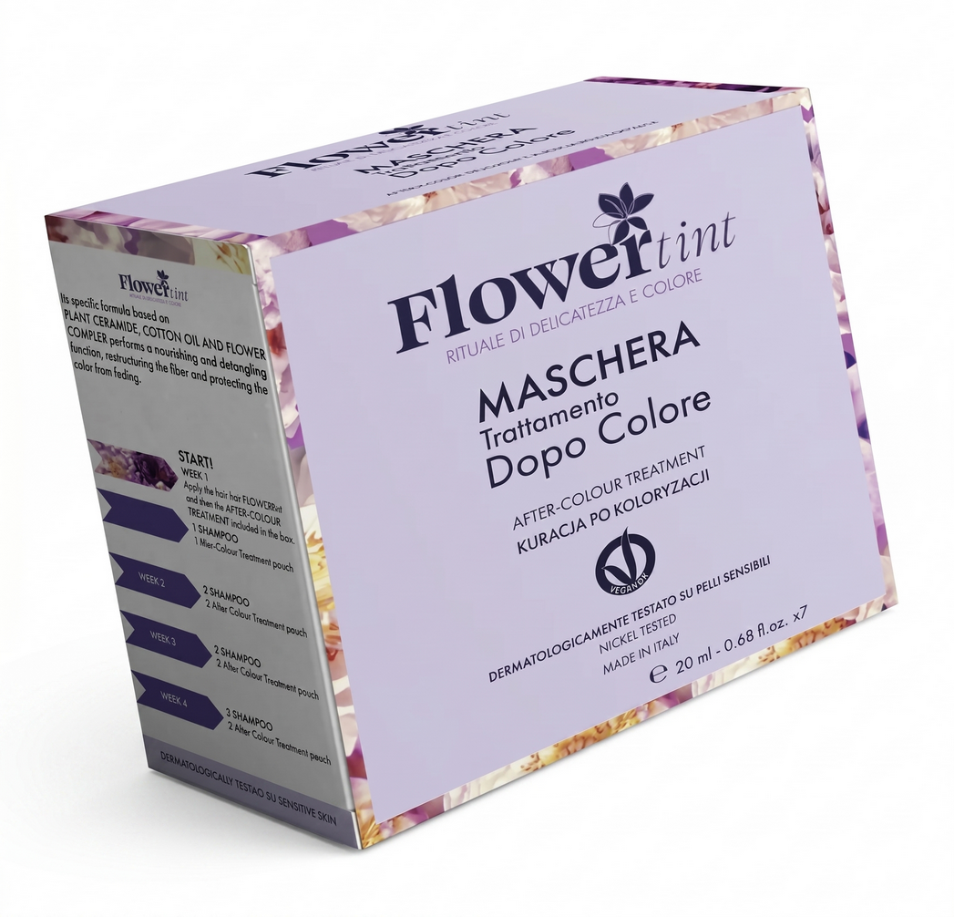 FlowerTint Kuracja przedłużająca kolor włosów (7 saszetek)
