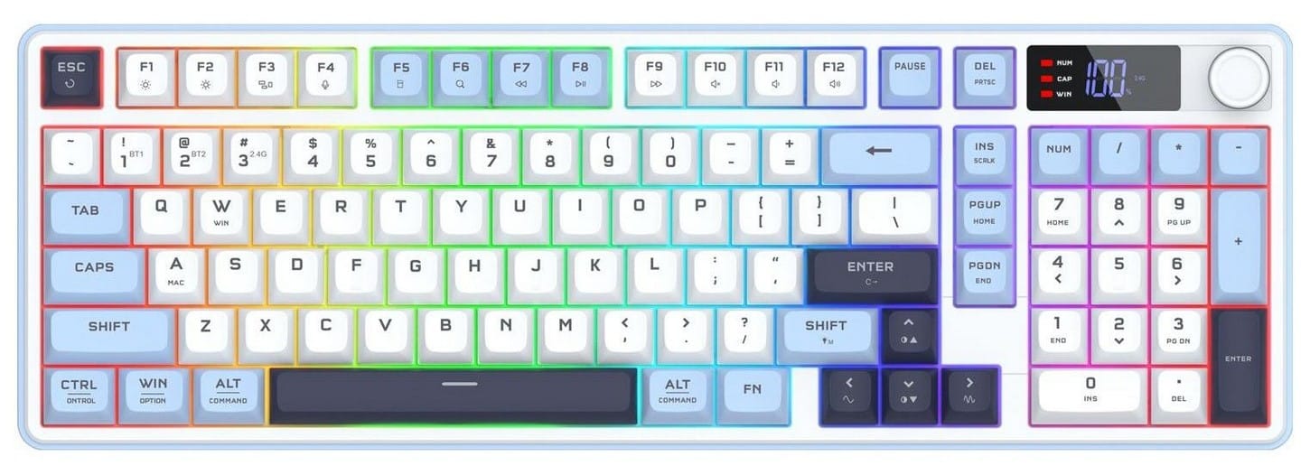 Redragon ARIA PRO K527WBL-PRO