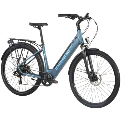 Rower elektryczny INDIANA E-Trekking 3.0 U17 28 cali Niebieski