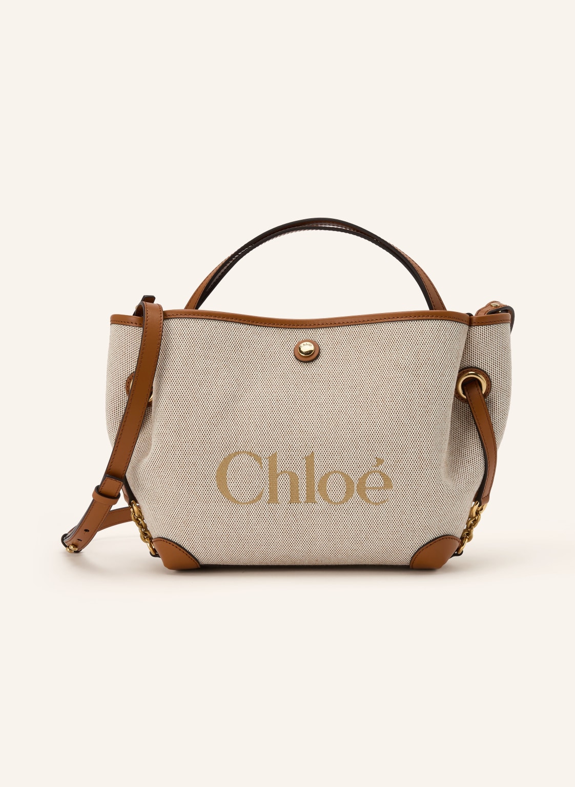 Chloé Torba Na Ramię Clover Small braun