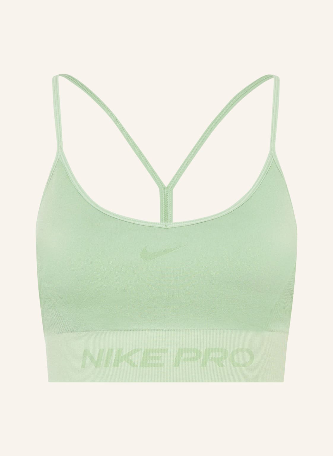 Nike Biustonosz Sportowy Pro Seamless gruen