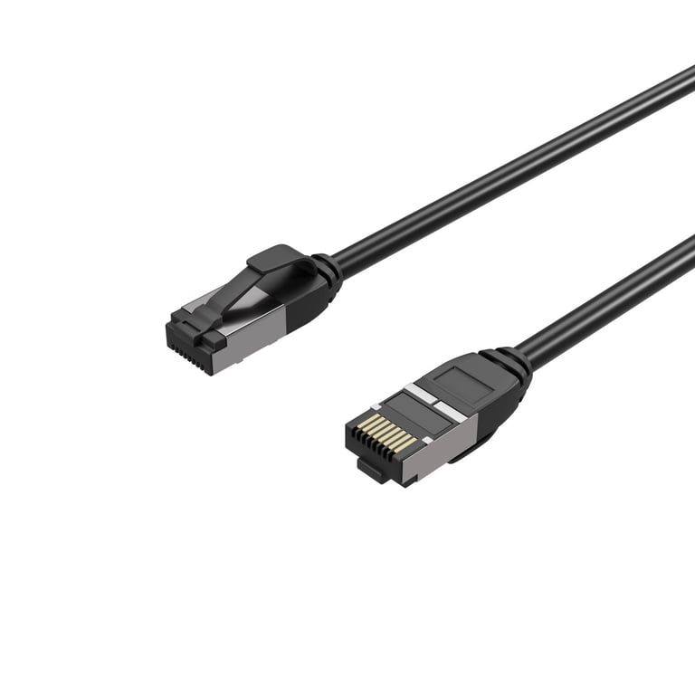 Flexline FL31-47075 kabel sieciowy Czarny 10 m Cat8.1 U/FTP (STP)