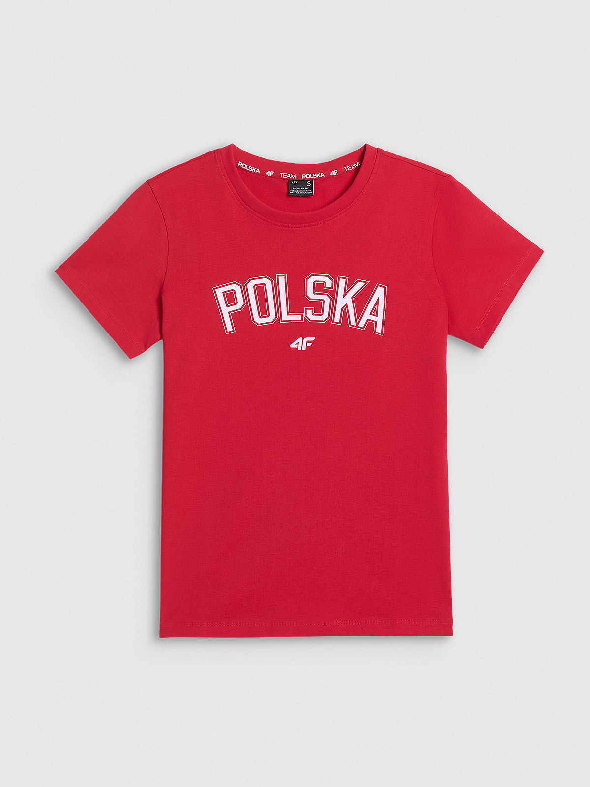 4F Koszulka kibica damska - czerwona XS