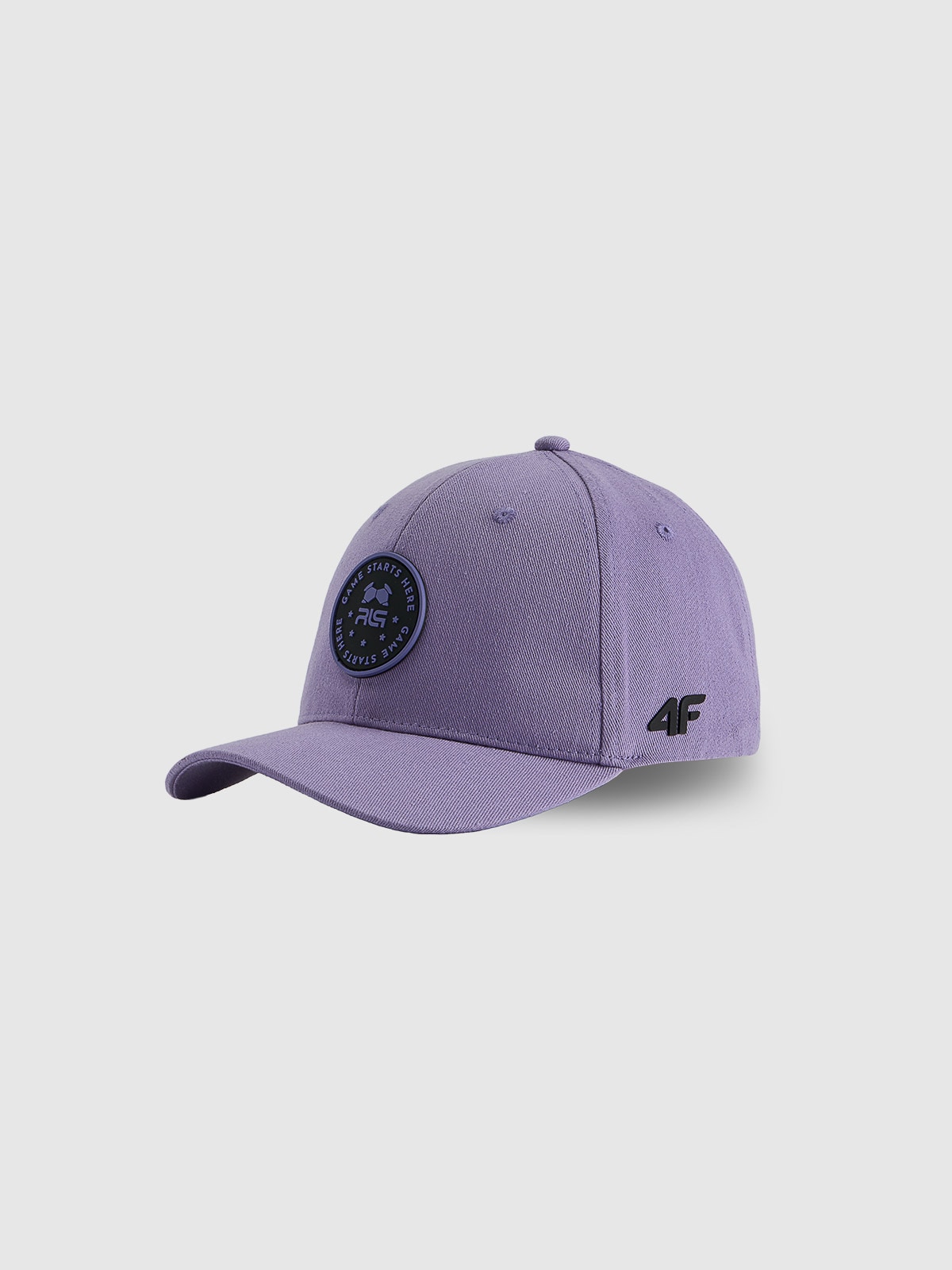4F Czapka z daszkiem strapback chłopięca 4F JUNIOR x Robert Lewandowski - fioletowa MT