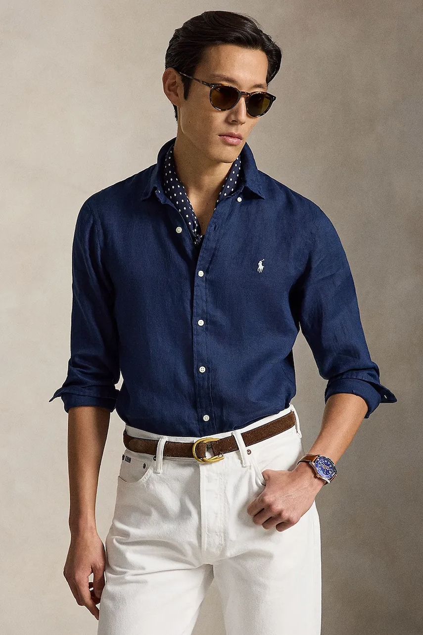 Polo Ralph Lauren koszula lniana męska