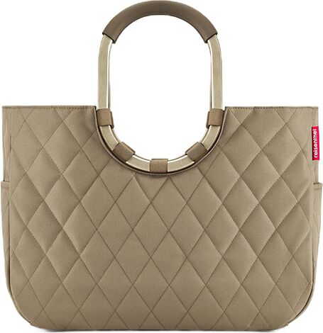 Torba Loopshopper L ciemnobeżowa pikowana
