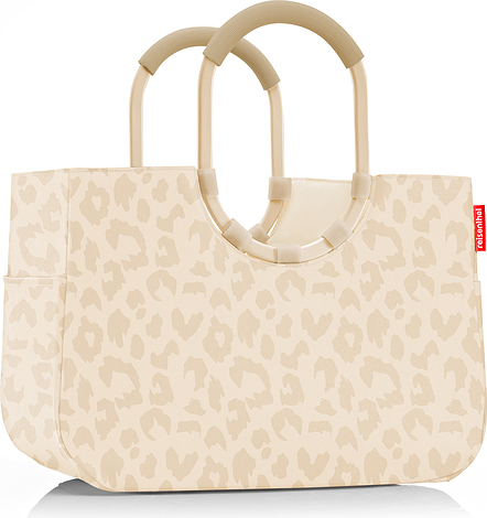 Torba Loopshopper w cętki L beżowa z recyklingu