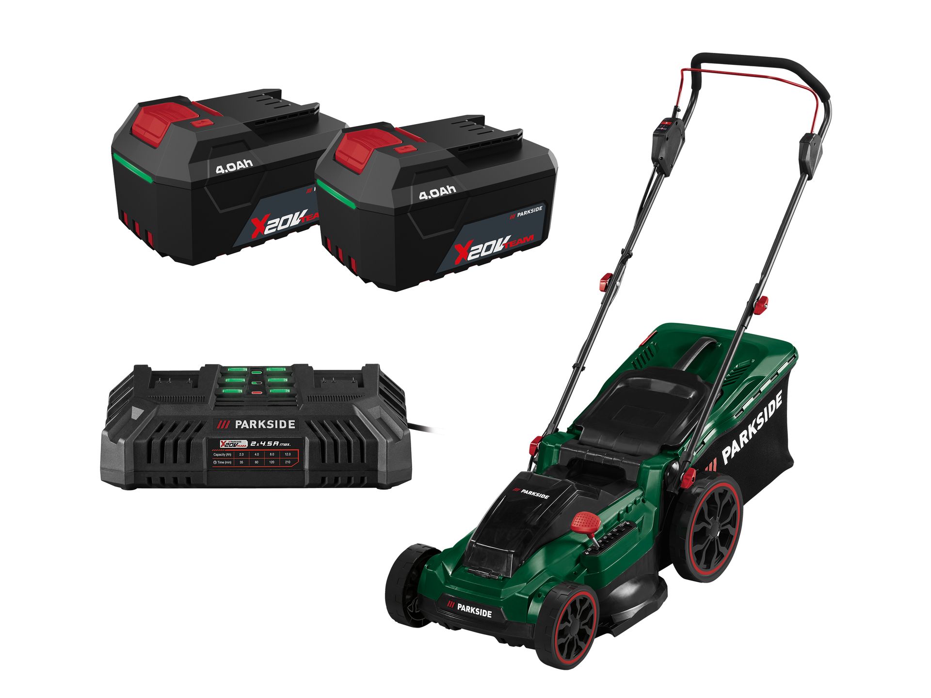 PARKSIDE Kosiarka 40 V, PARM 41 A1 + 2 akumulatory i ładowarka