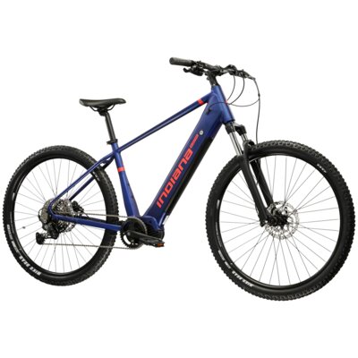 Rower elektryczny INDIANA E-MTB 4.0 U21 29 cali Granatowo-czerwony