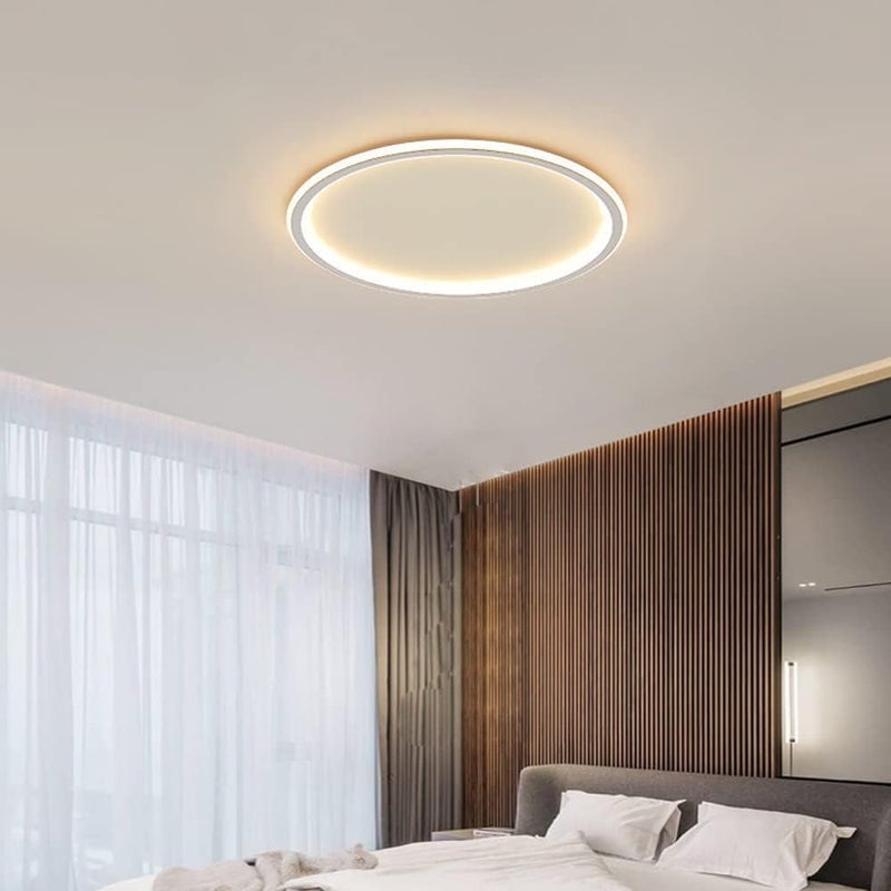 Okrągła lampa sufitowa LED 36W – Biała – Neutralne światło – Średnica 30 cm – Nadaje się do oświetlenia wnętrz, takich jak salony, sypialnie itp.