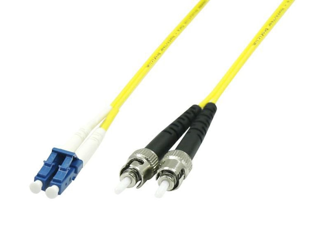 Microconnect FIB411010 kabel InfiniBand / światłowodowy 10 m LC ST Żółty