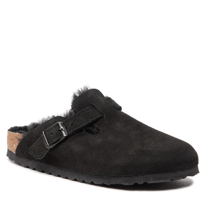 Kapcie Birkenstock Boston Vl/Shearling 0259883 Czarny