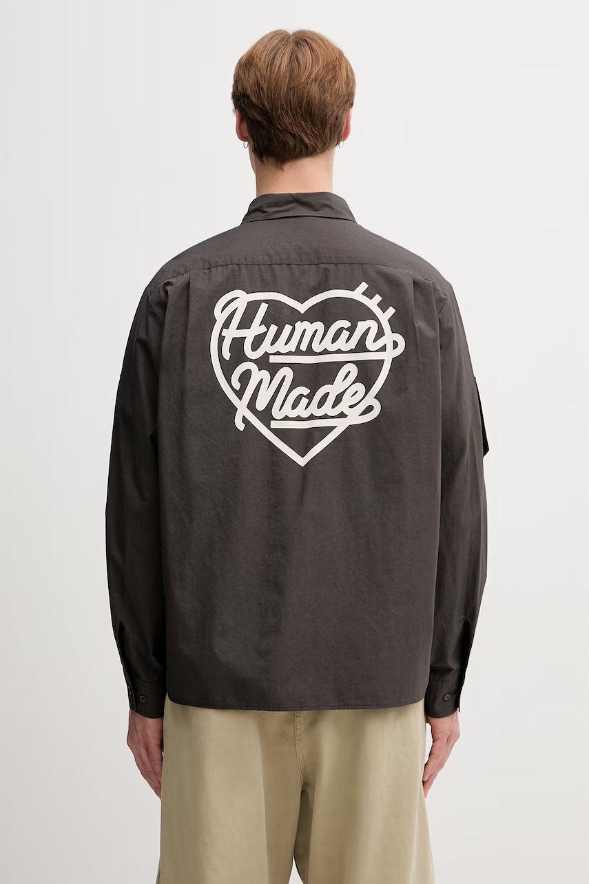 Human Made koszula bawełniana męska