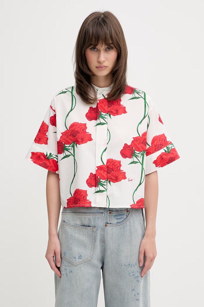 Kenzo Shirt SC koszula bawełniana damska