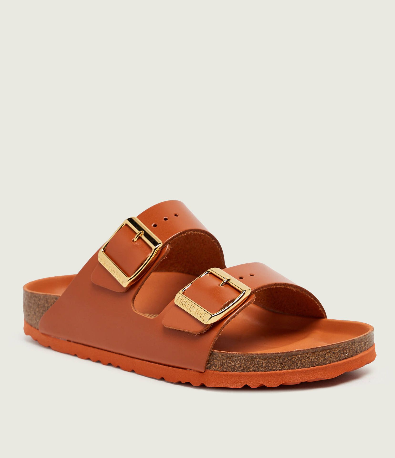 Birkenstock Skórzane klapki Arizona LENA narrow fit