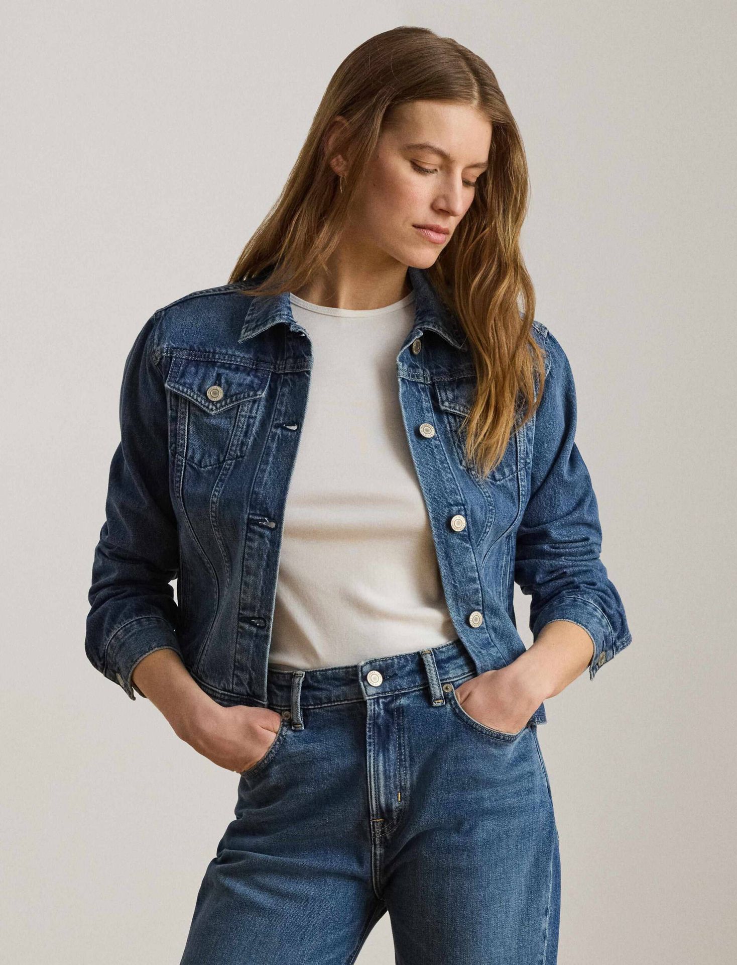 LAUREN RALPH LAUREN Jeansowa kurtka PAIZLEY Regular Fit