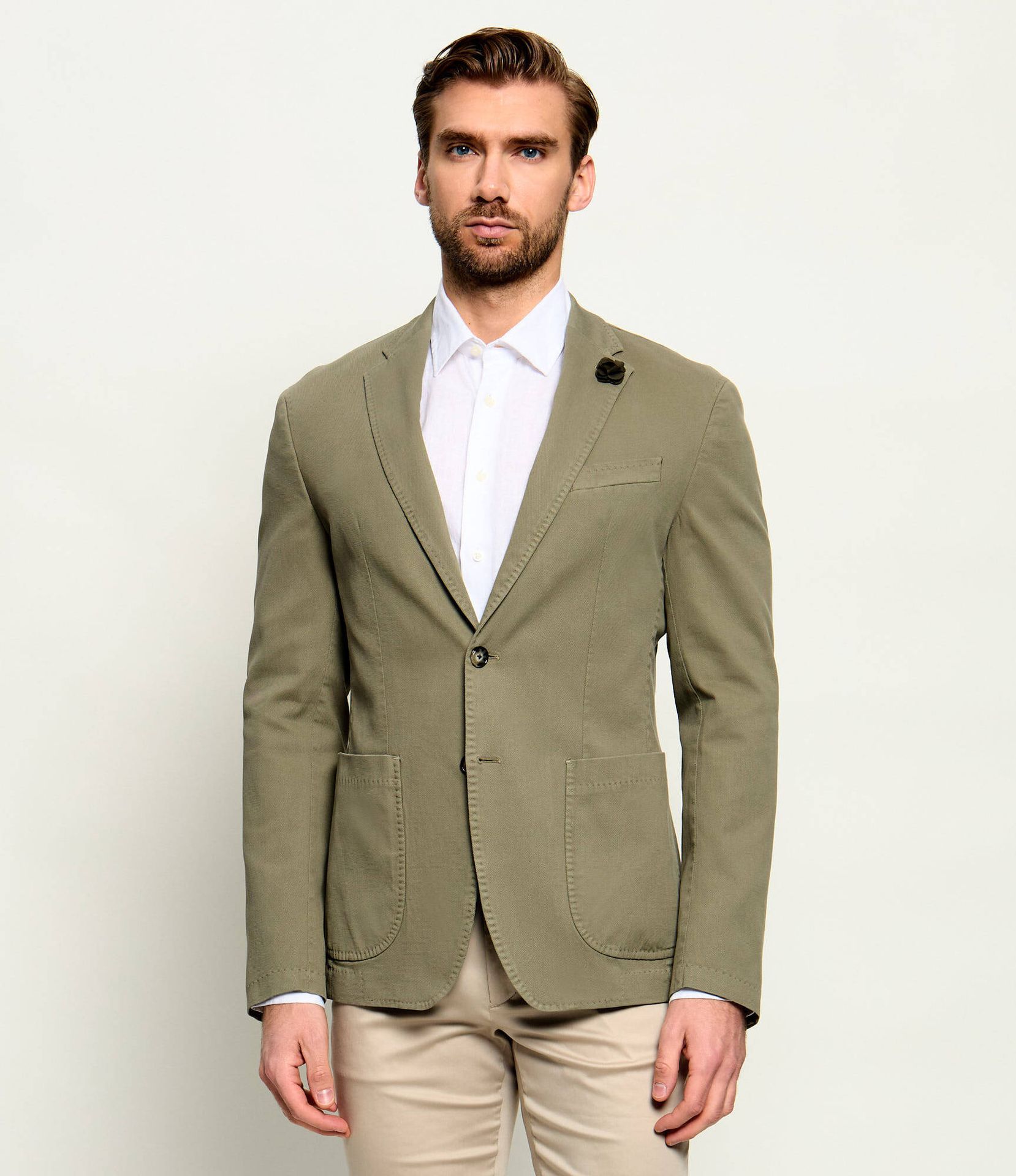 Joop! Marynarka Hoverest Slim Fit z dodatkiem lnu