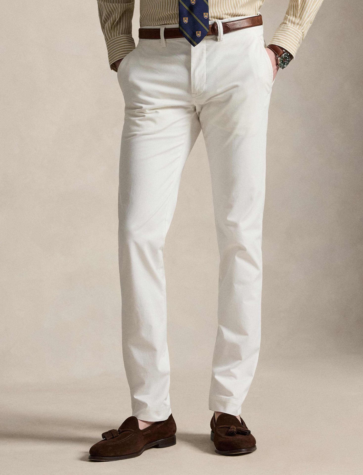 POLO RALPH LAUREN Spodnie chino Bedfort Slim Fit stretch