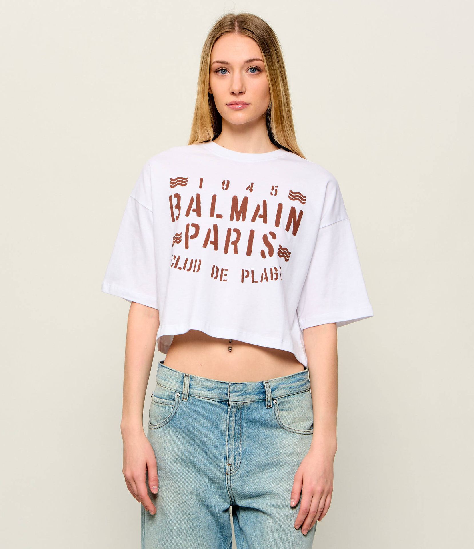 Balmain T-shirt Cropped Fit