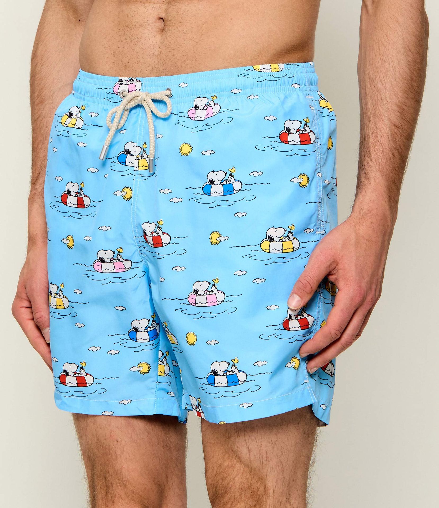 ST.Barth Szorty kąpielowe LIGHTING SNOPPY CHILL YACHT| ST.BARTH X PEANUTS Regular Fit