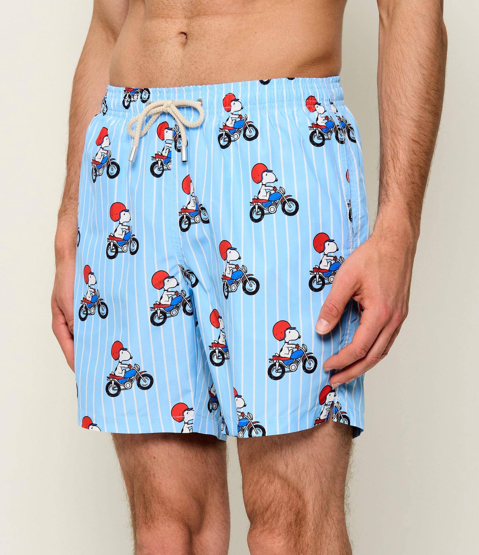 ST.Barth Szorty kąpielowe LIGHTING SNOPPY ST.BARTH X PEANUTS Regular Fit