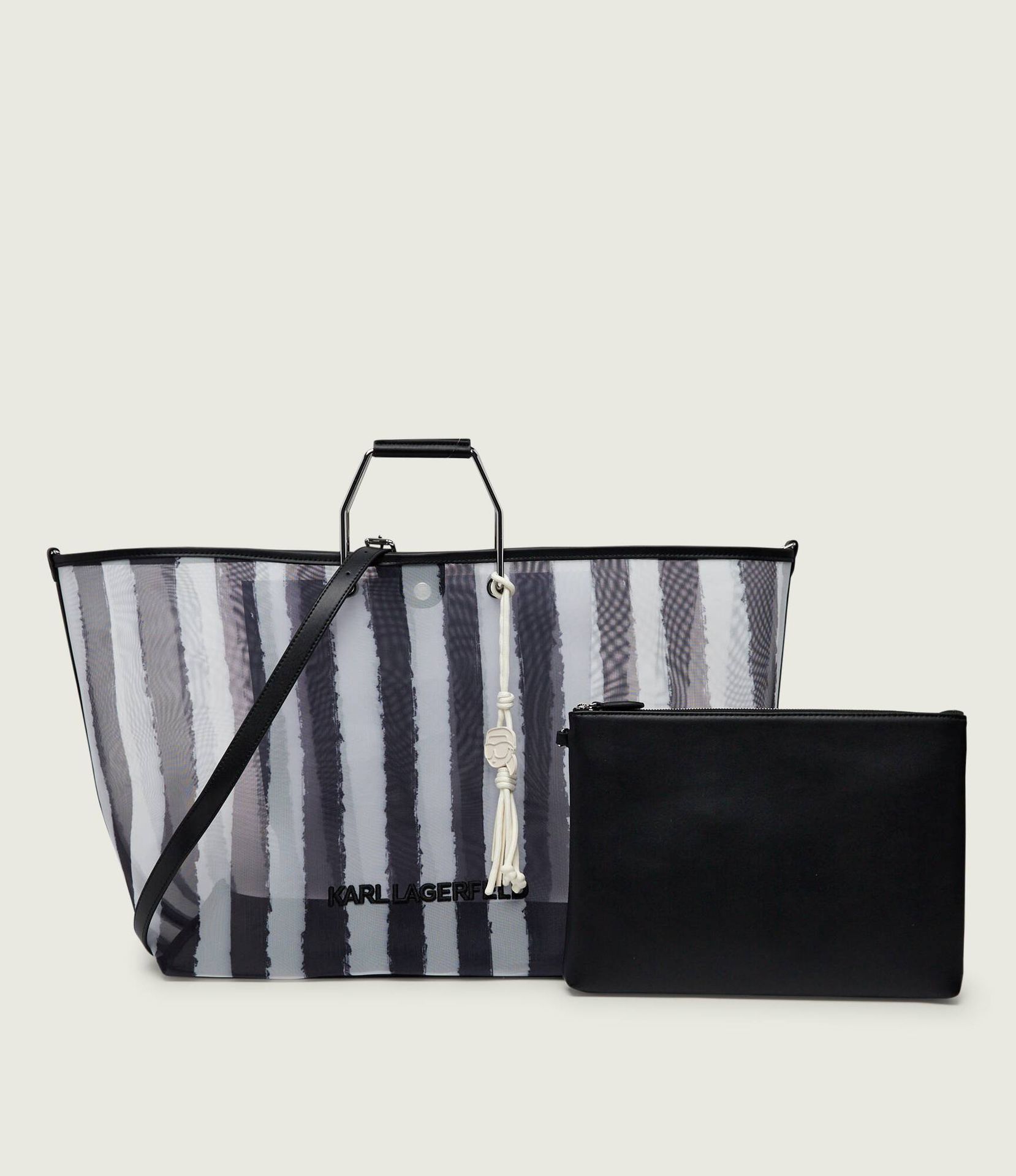 Karl Lagerfeld Torba plażowa + saszetka Ikon