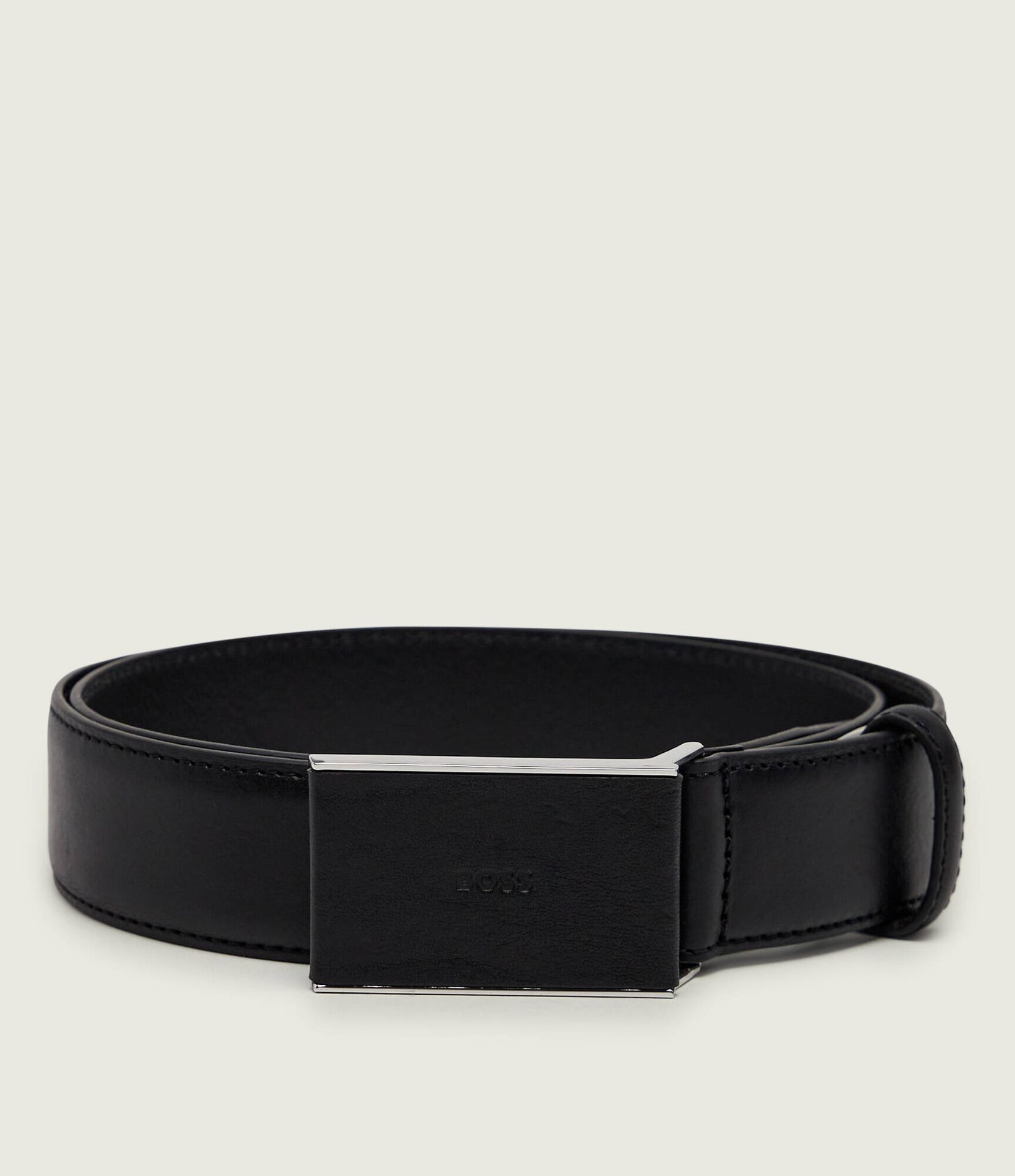 BOSS BLACK Skórzany pasek Skar_Sz35