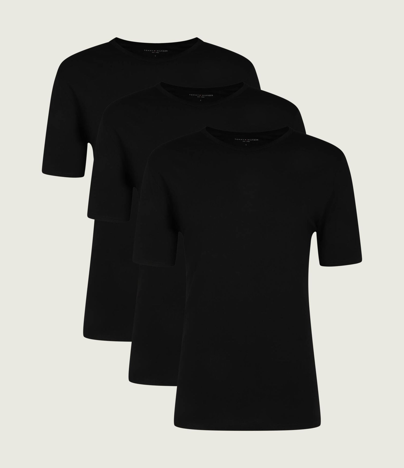 Tommy Hilfiger T-shirt 3-pack Slim Fit stretch