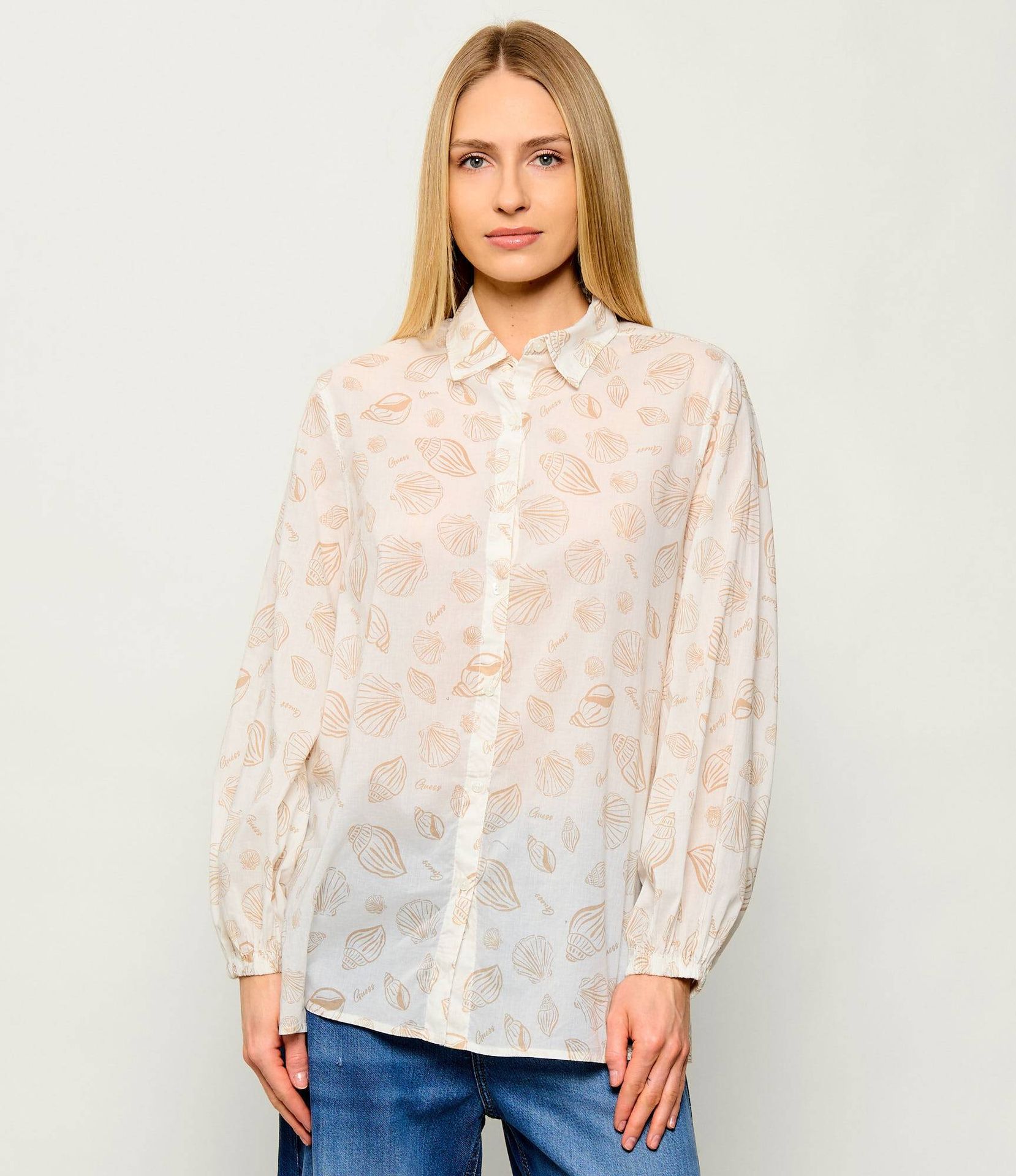 Guess Koszula ELARA Relaxed fit