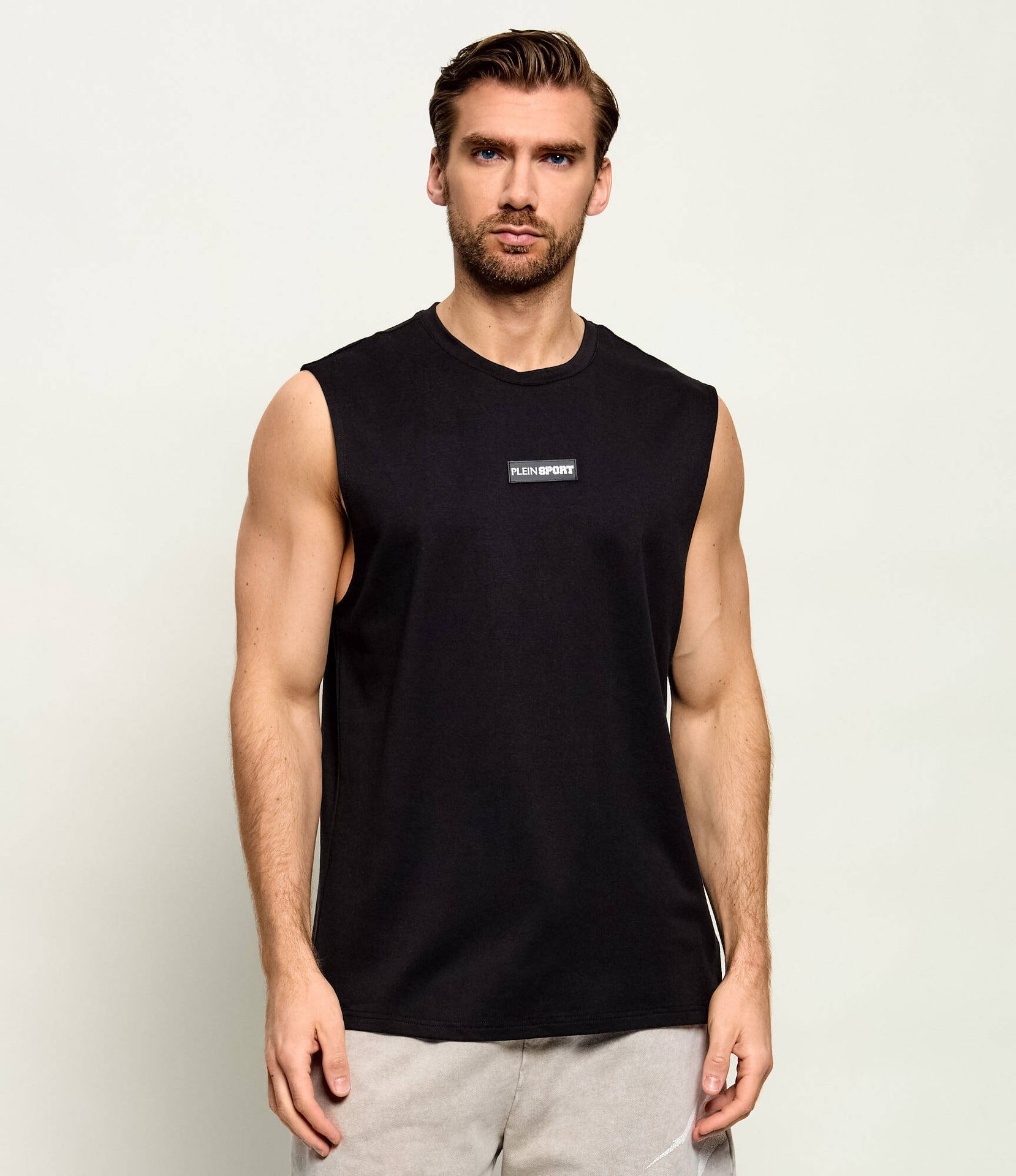 Plein Sport Tank top Slub Cotton Regular Fit