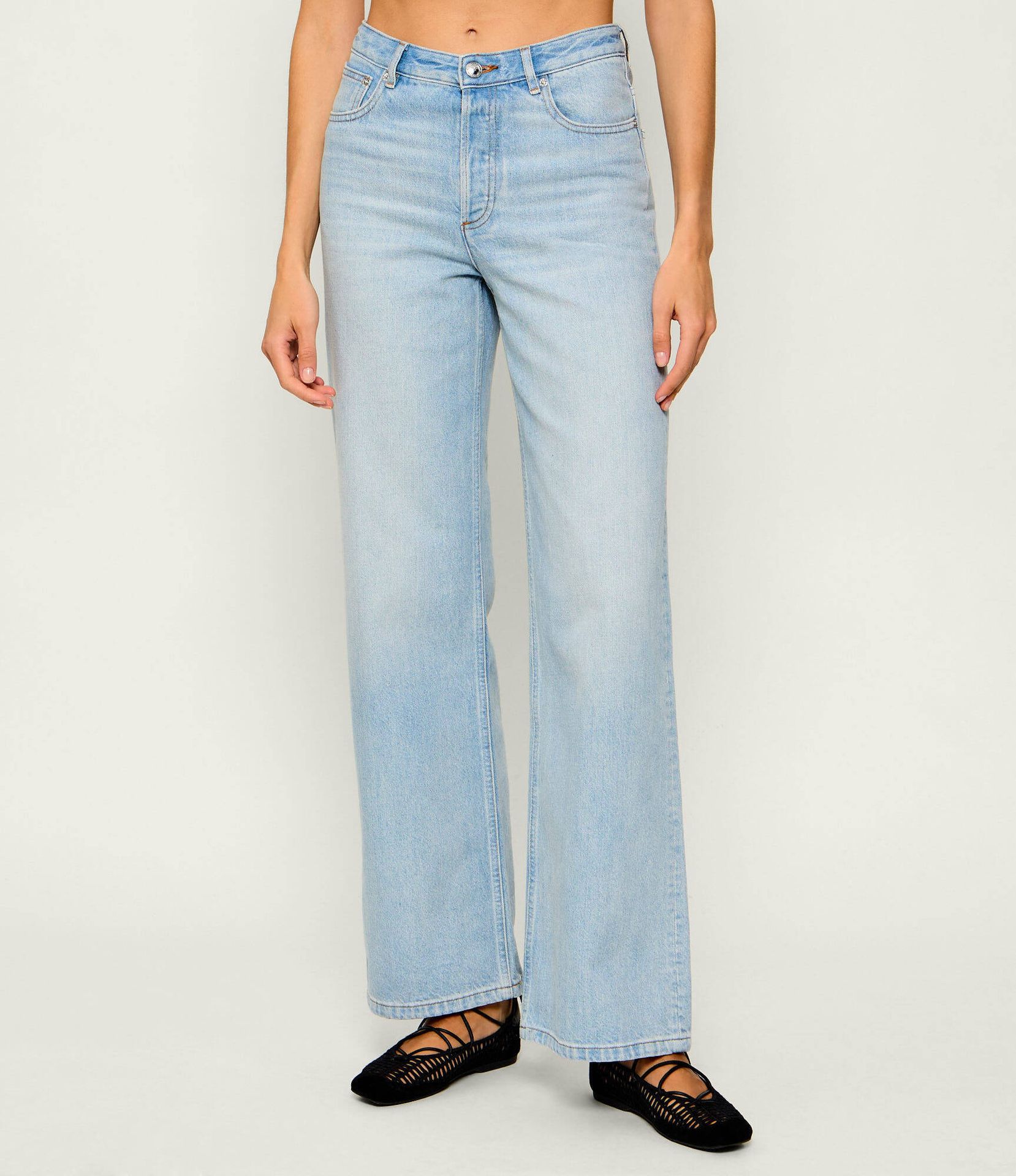 A.P.C. Jeansy Elisabeth Relaxed fit high rise