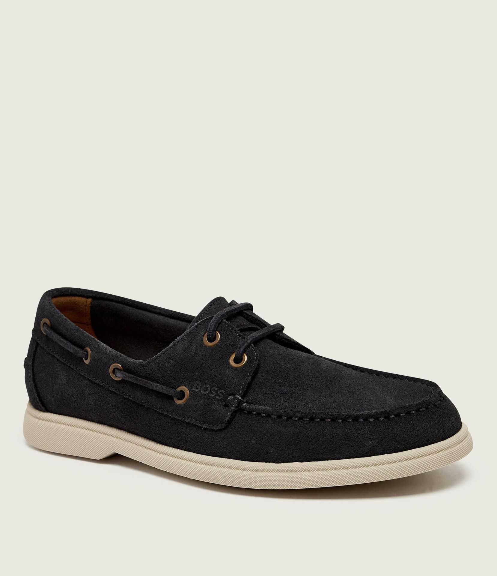 BOSS BLACK Mokasyny Sienne zamsz