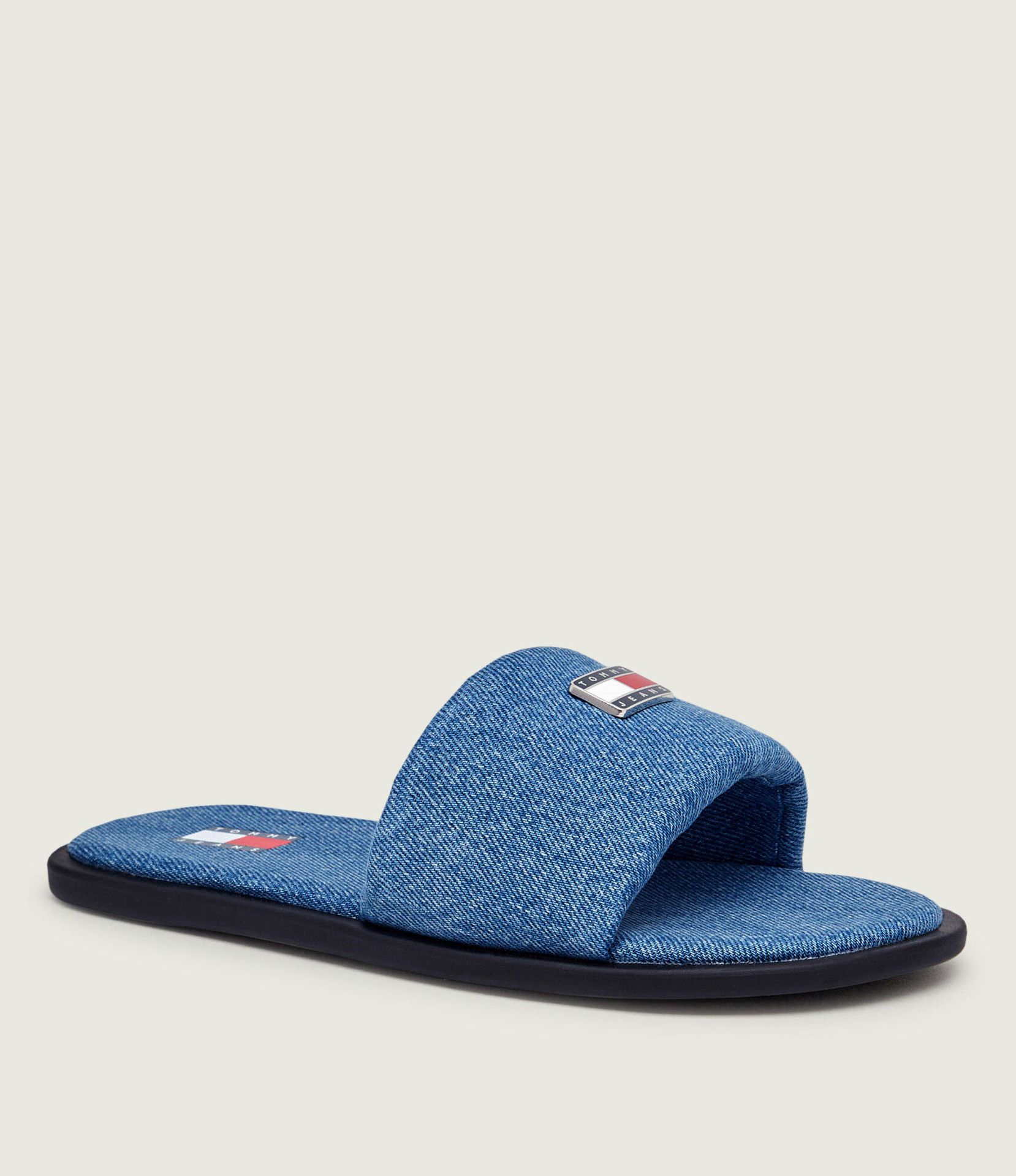 Tommy Jeans Jeansowe klapki