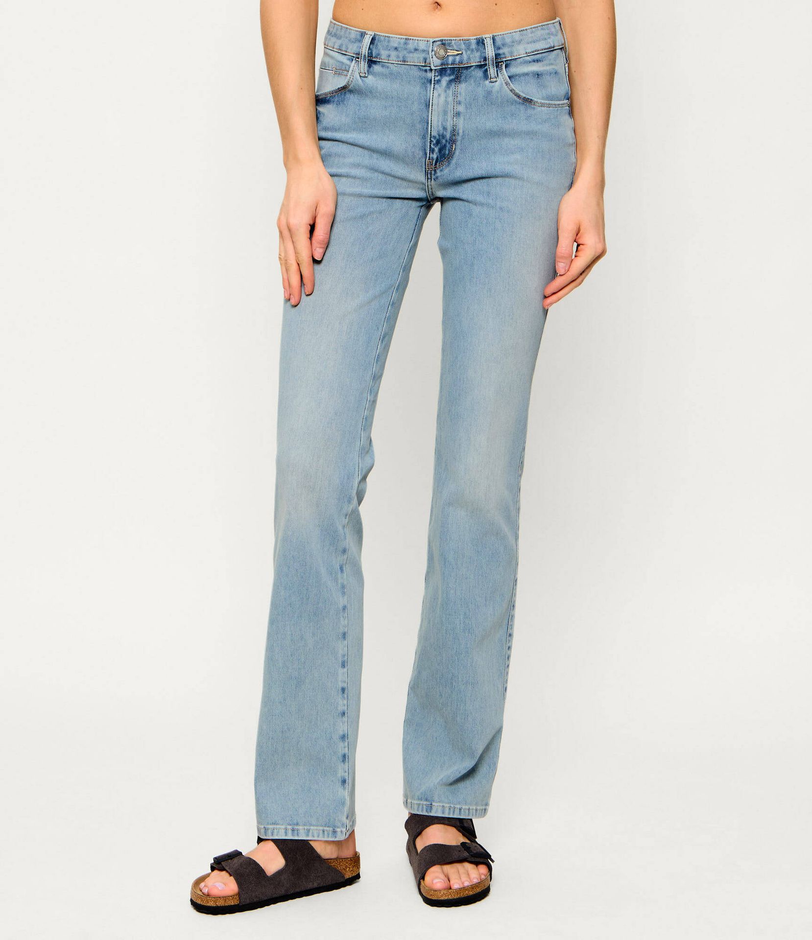 GUESS Jeansy SEXY Straight fit mid rise