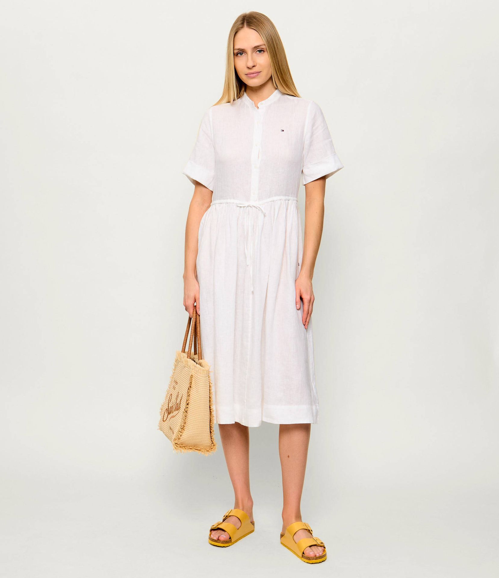 Tommy Hilfiger Lniana sukienka