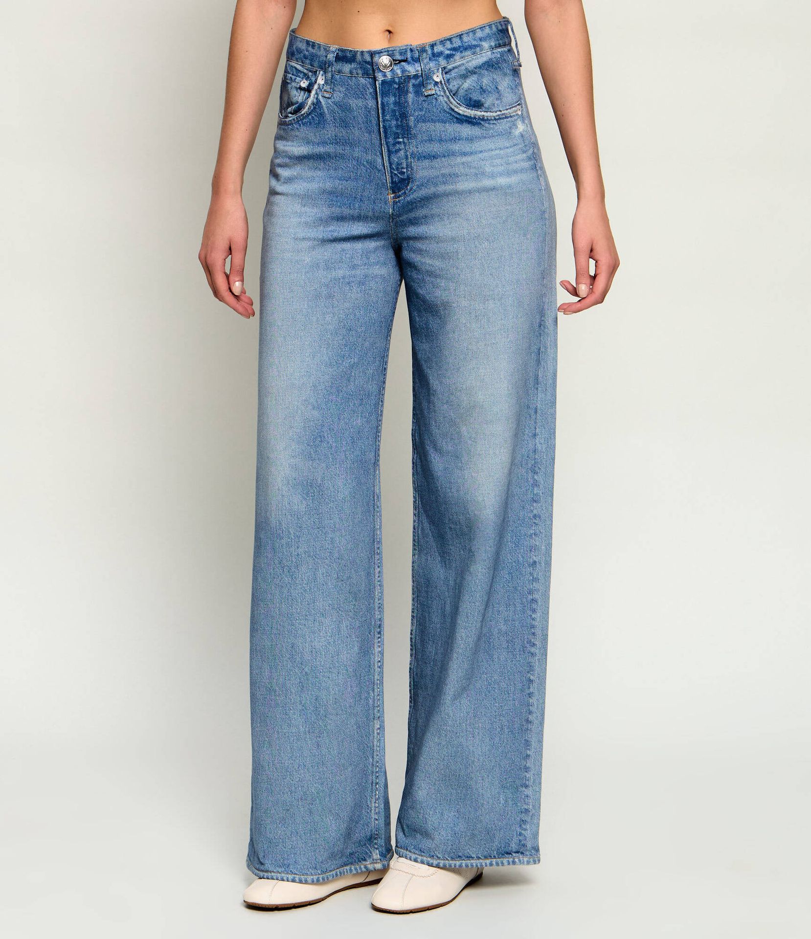 Rag&Bone Jeansy MIRAMAR TERRY SOFIE Loose fit