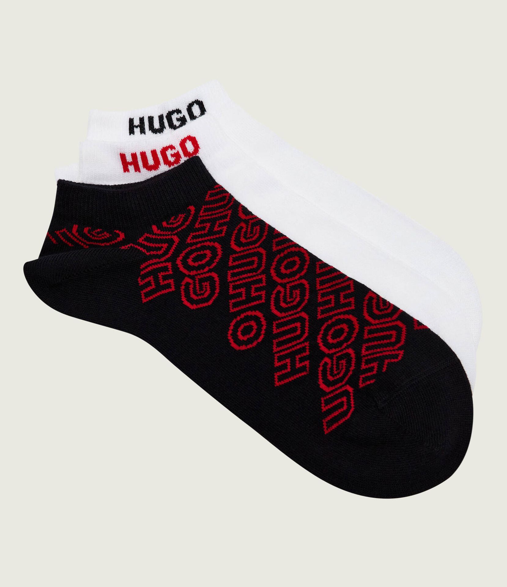 Hugo Bodywear Skarpety/stopki 3 pack 3P AS LOGO AOP CC