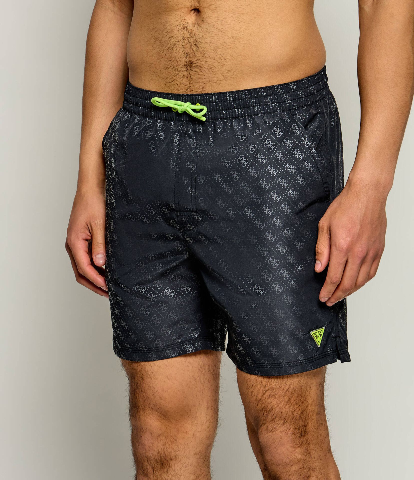 Guess Underwear Szorty kąpielowe NEW 4G Regular Fit