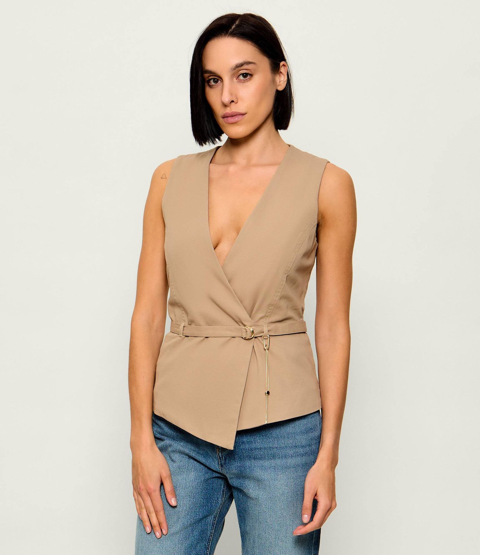 HUGO Kamizelka Ahella-1-W Regular Fit