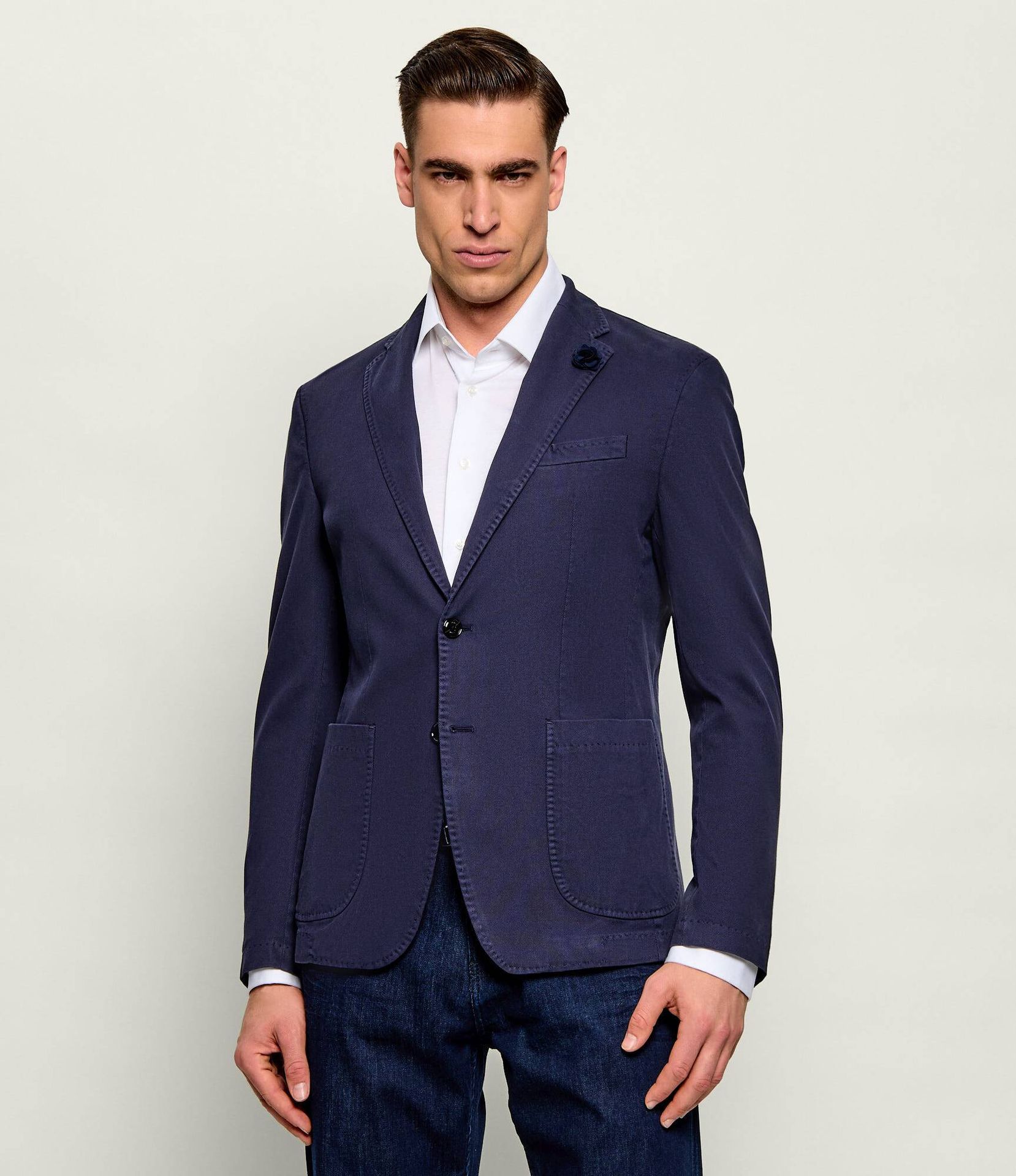 Joop! Marynarka Hoverest Slim Fit z dodatkiem lnu