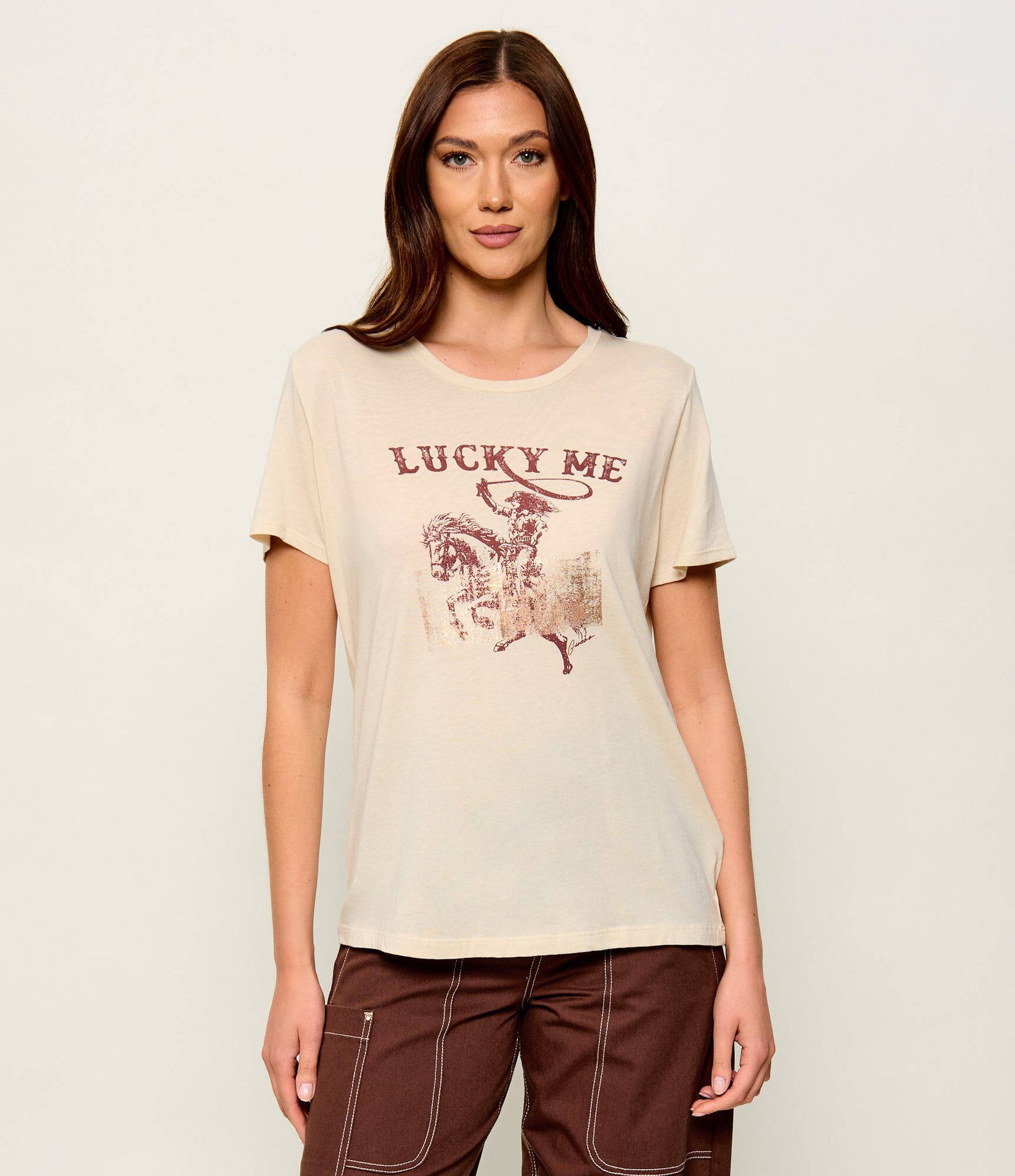 GUESS T-shirt COWGIRL Loose fit