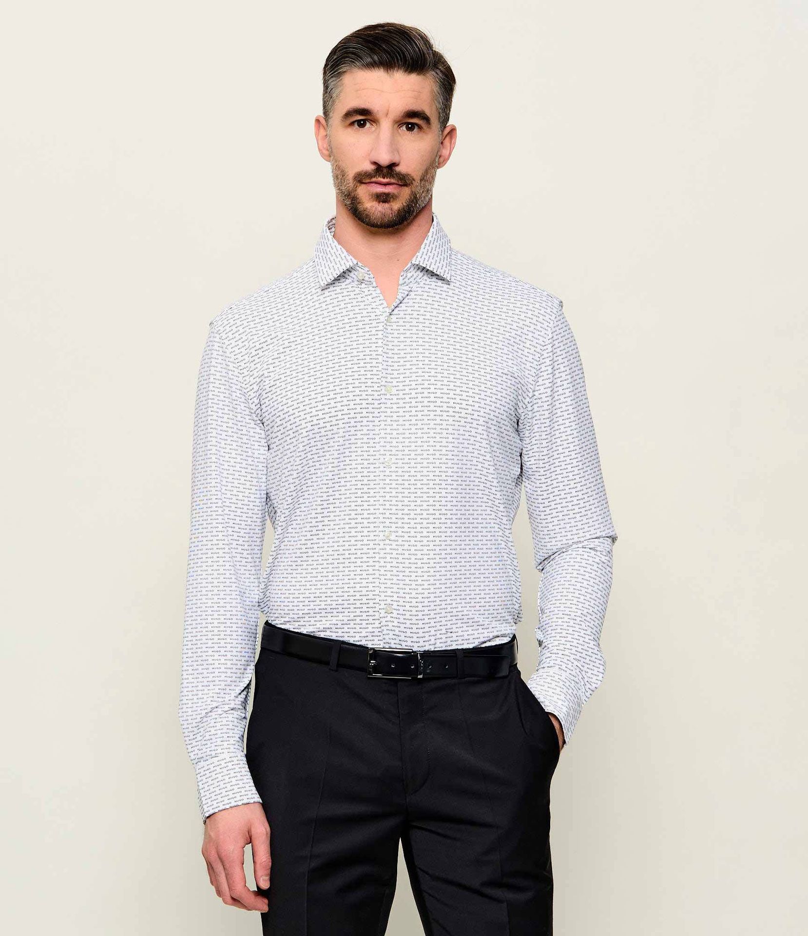 HUGO Koszula Kenno Slim Fit