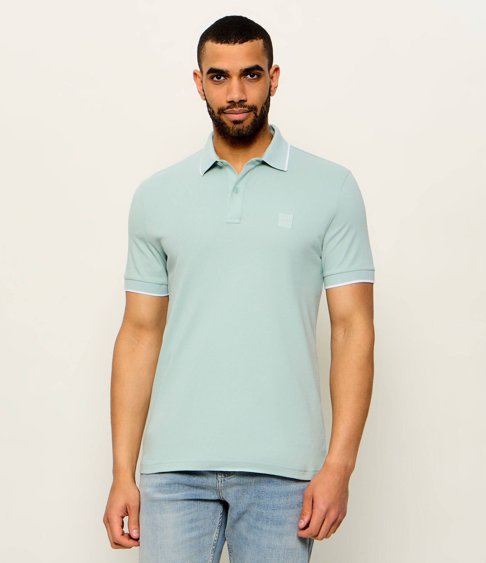 BOSS ORANGE Polo Passertip Slim Fit pique