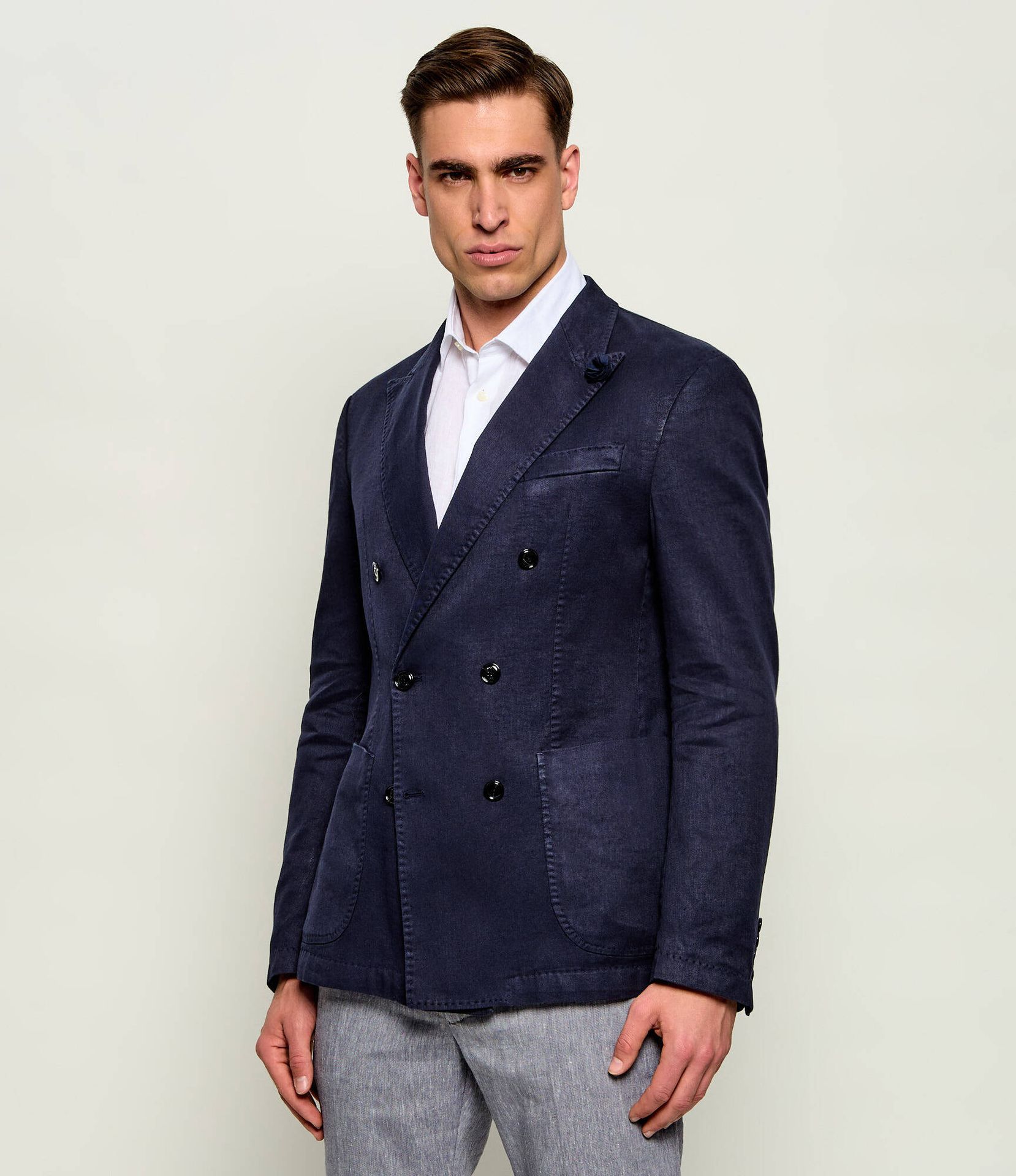 Joop! Marynarka Heazy Slim Fit z dodatkiem lnu