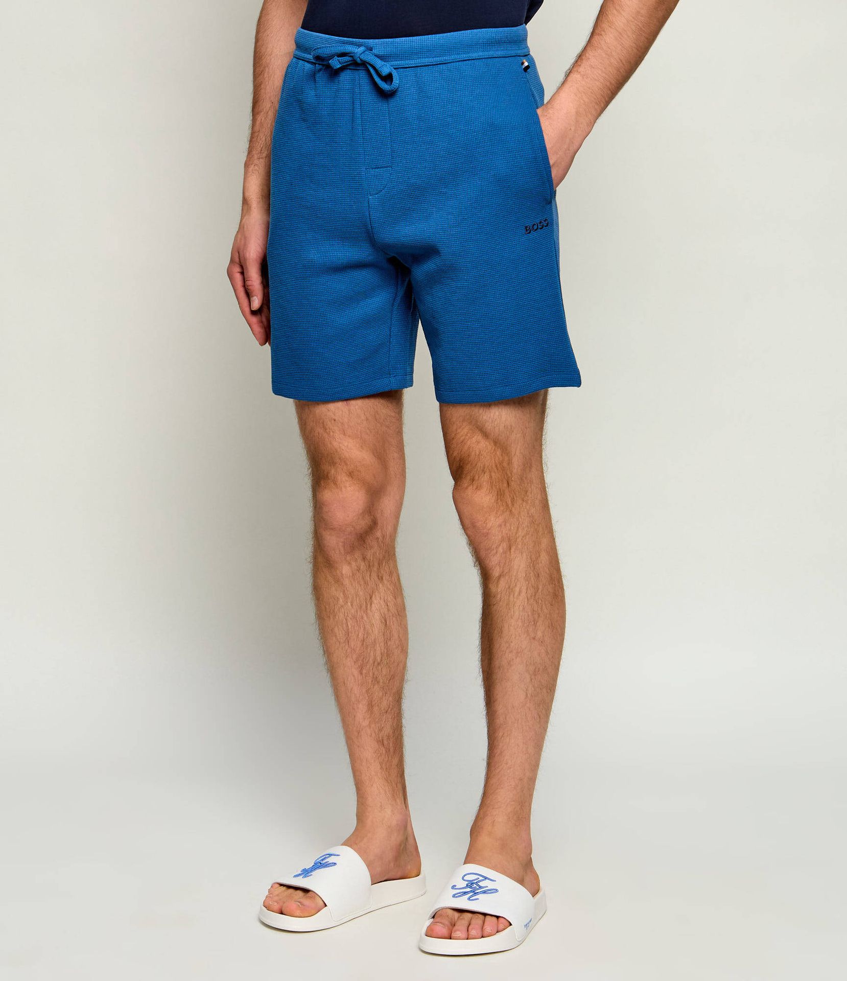 BOSS BLACK Szorty od piżamy Waffle Regular Fit