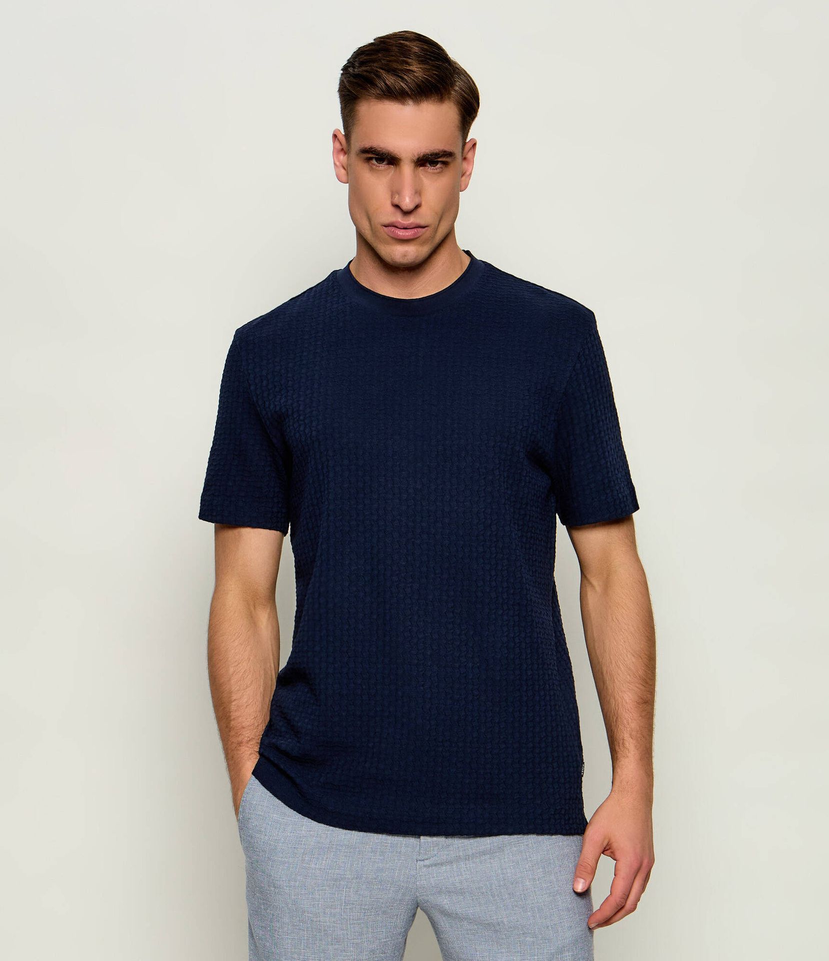 BOSS BLACK T-shirt C-Tames 52 Regular Fit mercerised