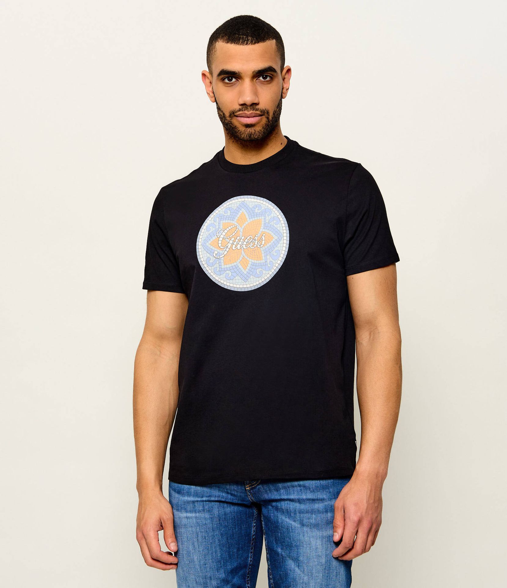 GUESS T-shirt MOSAIC TILE Regular Fit