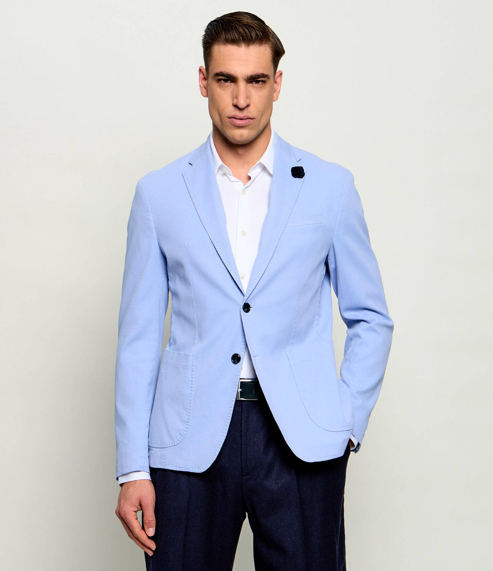Joop! Marynarka Hoverest Slim Fit z dodatkiem lnu