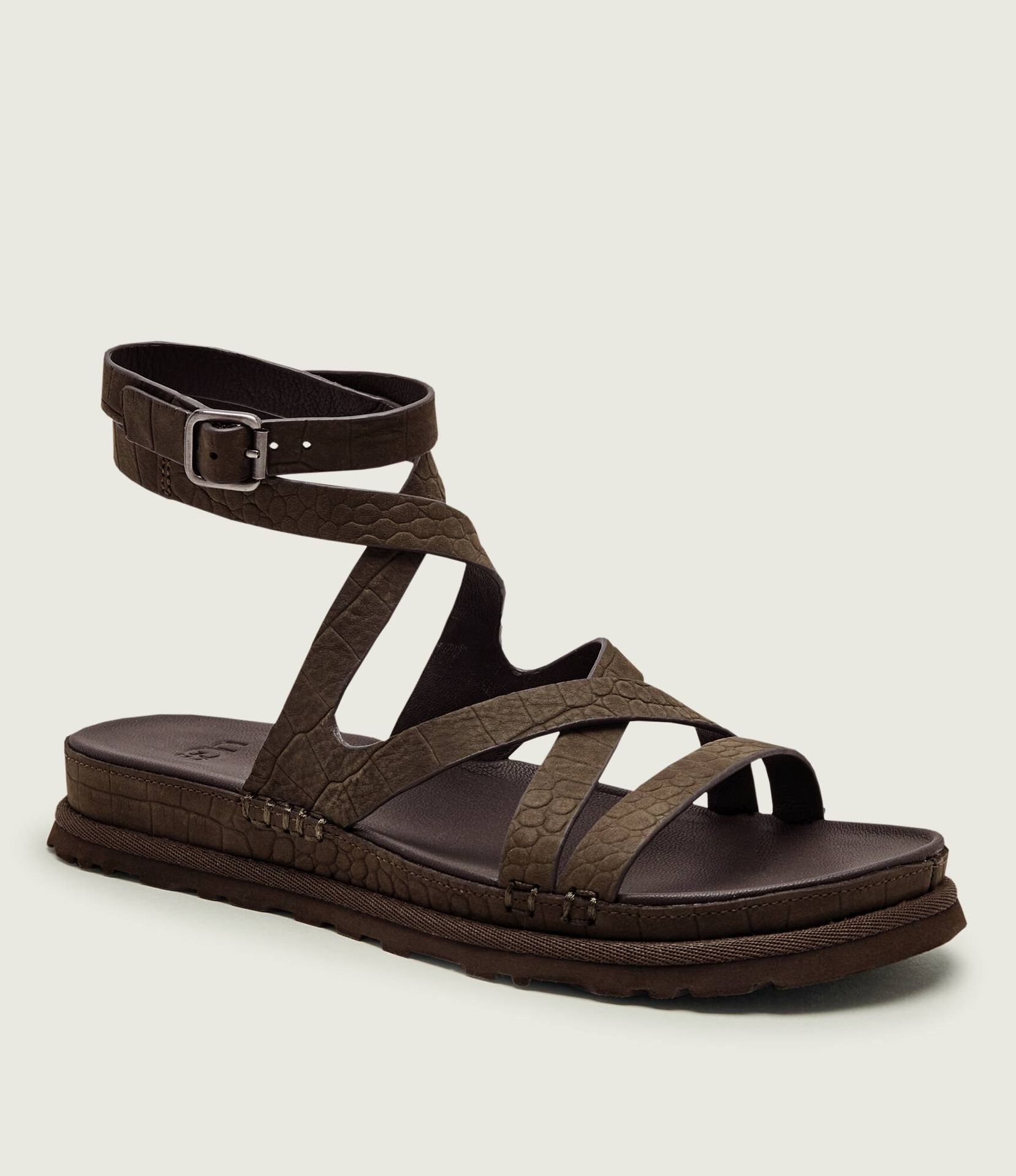 UGG Skórzane sandały GOLDENGAZE EMBOSSED
