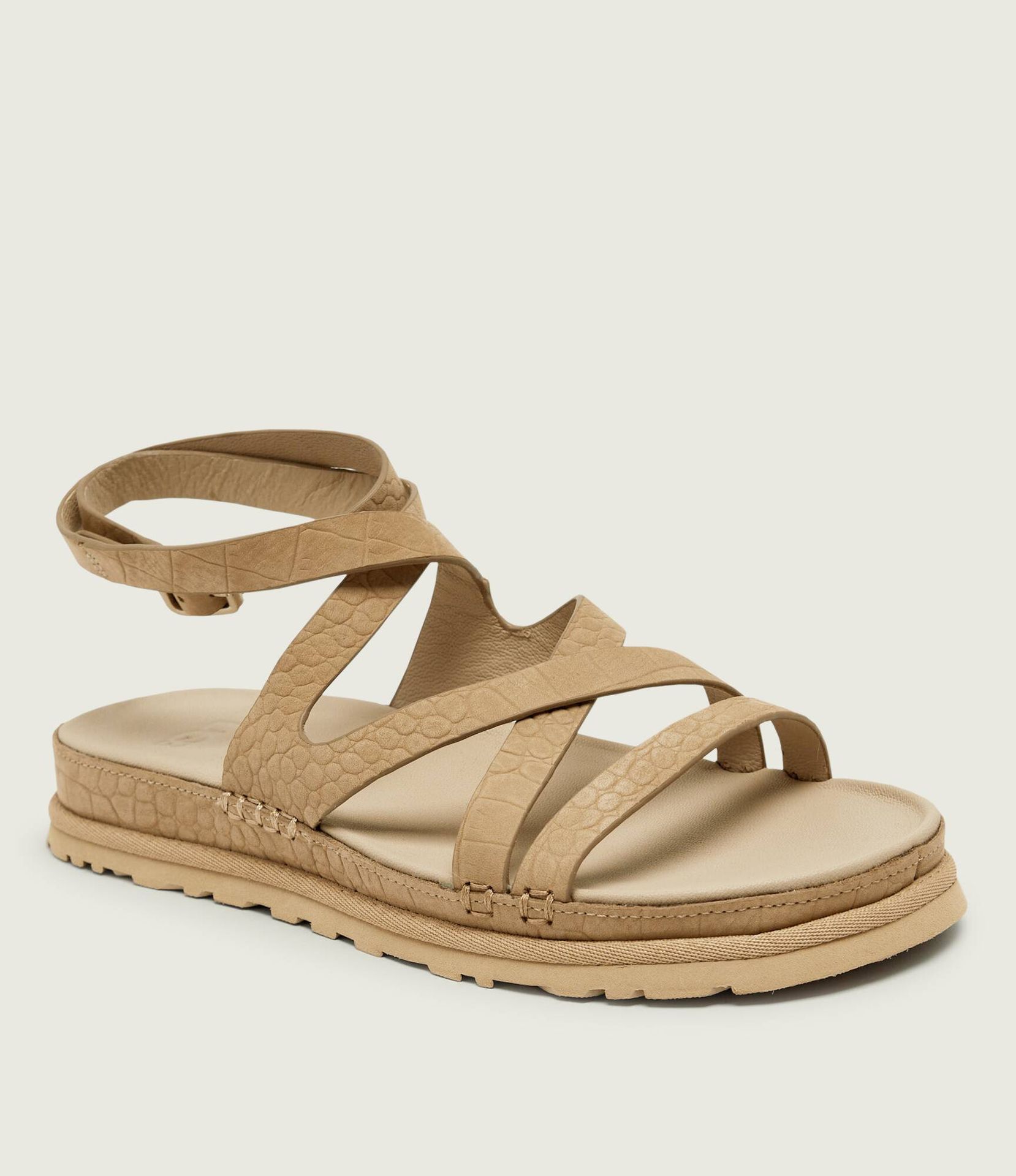 UGG Skórzane sandały GOLDENGAZE EMBOSSED